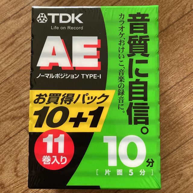 TDK(ティーディーケイ)のカセットテープ TDK AE 10分 22巻セット スマホ/家電/カメラのオーディオ機器(その他)の商品写真