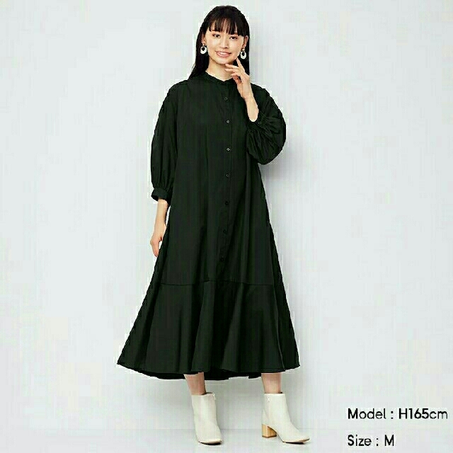 Gu ジーユー バンドカラーシャツワンピース 7分袖 黒 Xsの通販 By えたん S Shop ジーユーならラクマ Gu ジーユー バンドカラーシャツワンピース 7分袖 黒 Xsの通販 By えたん S Shop ジーユーならラクマ