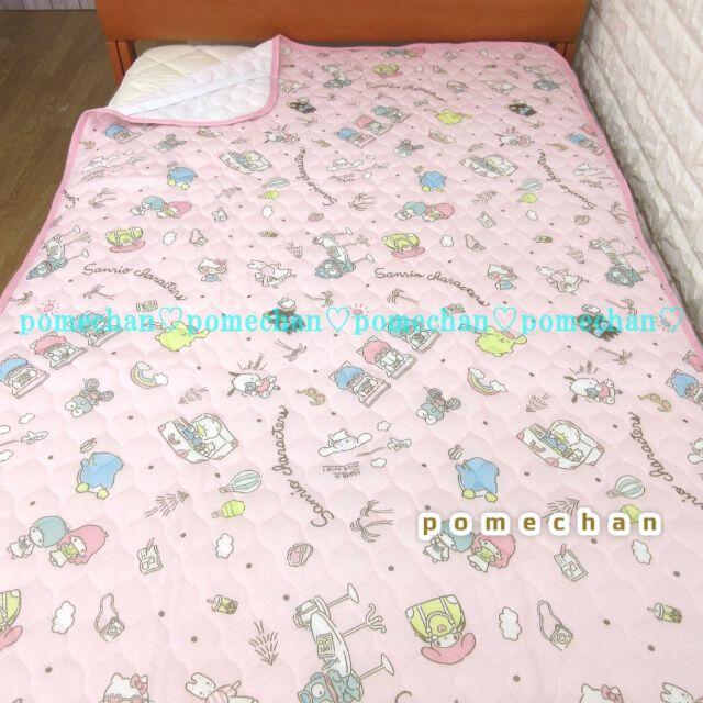 国内発送 ⭐︎シナモロール冷たいシート大と小2枚組⭐︎冷感サンリオ シナモロール シングルサイズ冷感敷きパッド
