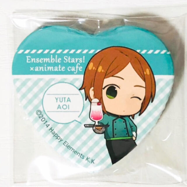 新品★あんスタ【Trickstar】アニカフェ★ハート型缶バッジ★4点セット 新品☆あんスタ【Trickstar】アニカフェ☆ハート型缶バッジ☆4点