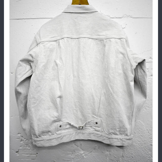 SlowGun(スロウガン)のAUBERGE  PREMIER ホワイト　44 メンズのジャケット/アウター(Gジャン/デニムジャケット)の商品写真