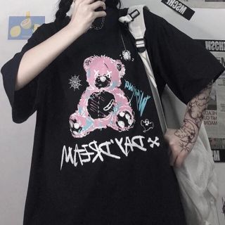 ゴシック　くま  Tシャツ　XLサイズ(Tシャツ(半袖/袖なし))