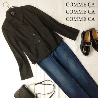 ボナジョルナータ(BUONA GIORNATA)のCOMME CA COMME CA COMME CA テーラードジャケット 黒(テーラードジャケット)