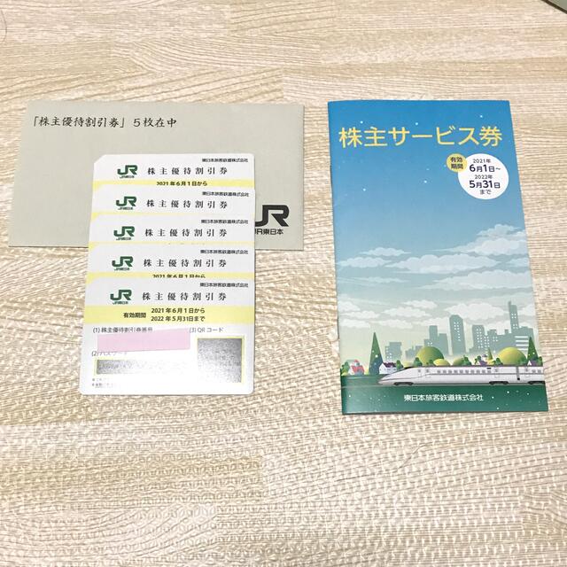 JR東日本 株主優待割引券 5枚綴