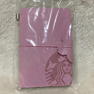 スターバックスコーヒー(Starbucks Coffee)の☆最終値下☆スタバ　桜色の手帳　新品未使用(手帳)