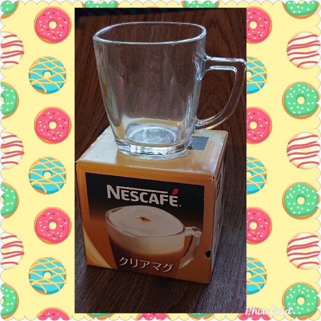 【非売品 未使用】NESCAFE クリアマグ インテリア/住まい/日用品のキッチン/食器(グラス/カップ)の商品写真