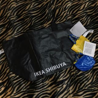 イケア(IKEA)の【オマケ付】IKEAイケア渋谷☆キャリーバッグ★黒★新品未(ショップ袋)