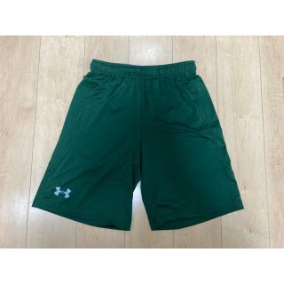 アンダーアーマー(UNDER ARMOUR)のアンダーアーマー ハーフパンツ バスケ グリーンのみ 超美品(バスケットボール)