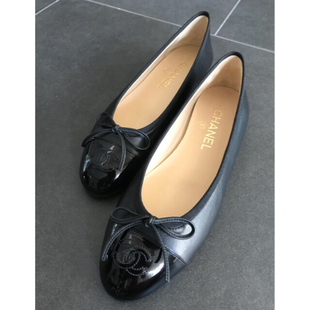 人気の雑貨がズラリ! CHANEL - CHANEL バレリーナ 38サイズ ブラック