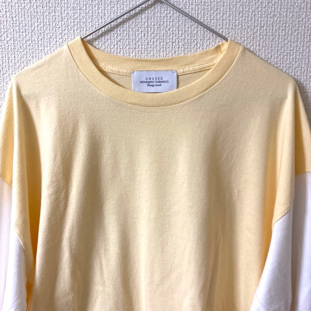 UNUSED(アンユーズド)の美品 UNUSED 21SS ラグランロングスリーブカットソー サイズ3 メンズのトップス(Tシャツ/カットソー(七分/長袖))の商品写真