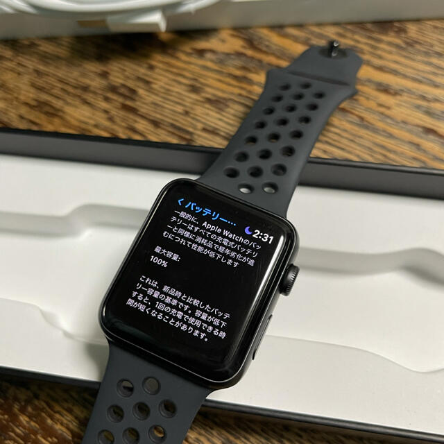 Apple Watch Series3 GPSモデル Nike+42mmブラック