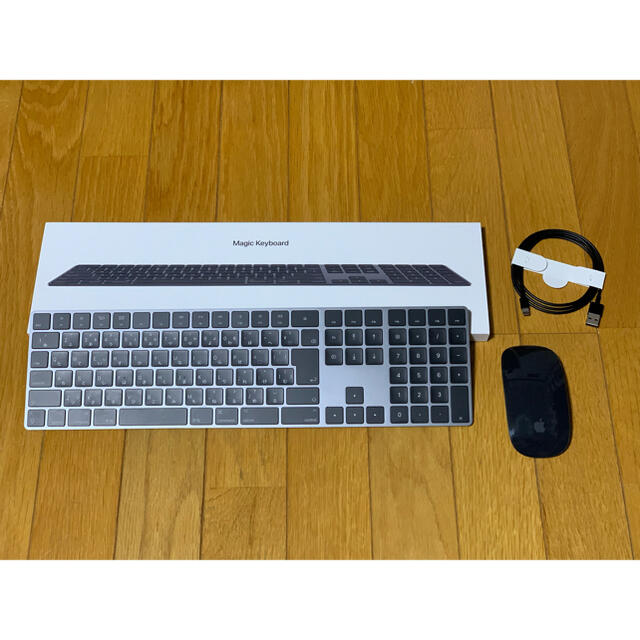 Apple(アップル)のMAGIC KEYBOARD2（JIS) &magic mouse2 スマホ/家電/カメラのPC/タブレット(PC周辺機器)の商品写真