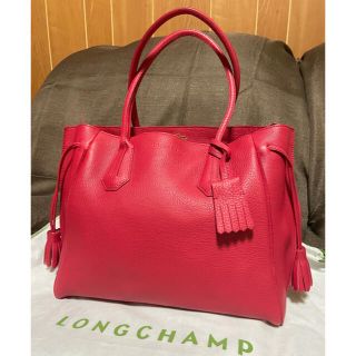 ロンシャン／Longchamp バッグ ショルダーバッグ 鞄 レディース 女性 女性用レザー 革 本革 レッド 赤  PENELOPE SOFT ペネロペ ソフト