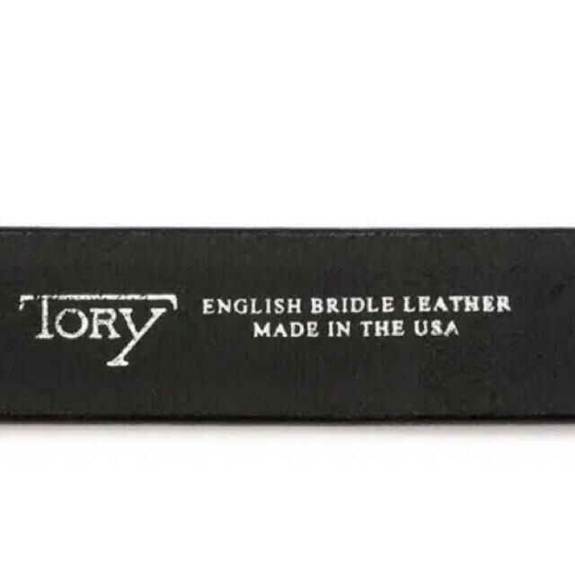 【TORY LEATHER/トリーレザー】 フックレザーベルト 1インチ 34 メンズのファッション小物(ベルト)の商品写真