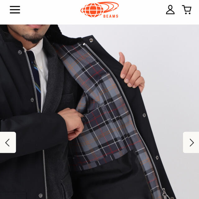 Barbour(バーブァー)のBarbour×BEAMSPLUS別注BEDALE ブラック 36 メンズのジャケット/アウター(ブルゾン)の商品写真