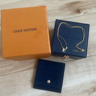 ルイヴィトン(LOUIS VUITTON)のLOUIS VUITTON パンダンティフイディール ブロッサム lv ゴールド(ネックレス)