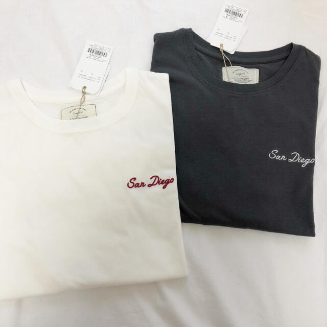 Ungrid(アングリッド)の新品 エンブロイダリーロゴショートTee レディースのトップス(Tシャツ(半袖/袖なし))の商品写真