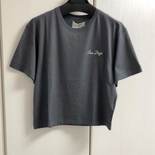 アングリッド(Ungrid)の新品 エンブロイダリーロゴショートTee(Tシャツ(半袖/袖なし))