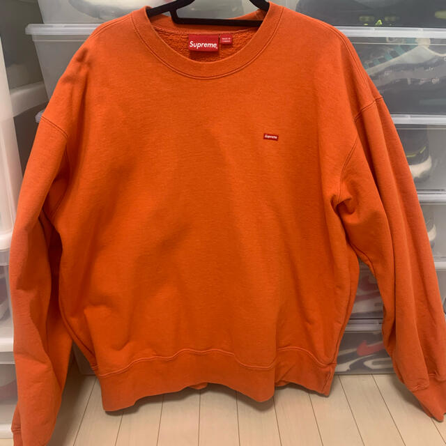 Supreme Small Box Crewneck orange