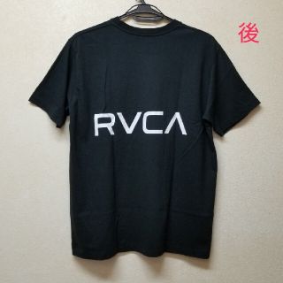 ルーカ(RVCA)のRVCA ルーカ ♡ バックロゴ Tシャツ ブラック(Tシャツ/カットソー(半袖/袖なし))