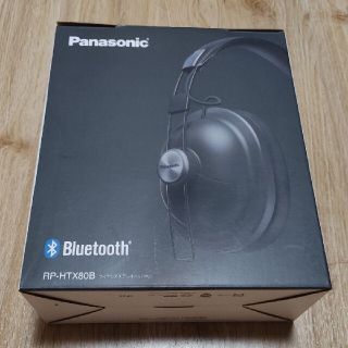 パナソニック(Panasonic)の【新品】パナソニック RP-HTX80B-K ワイヤレスヘッドホン (ヘッドフォン/イヤフォン)