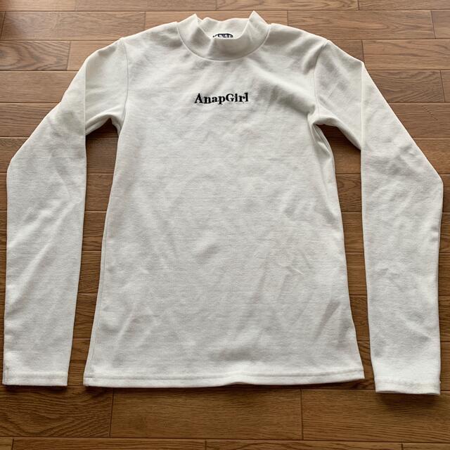 ANAP(アナップ)のANAP GIRL M ロンT タートル キッズ/ベビー/マタニティのキッズ服女の子用(90cm~)(Tシャツ/カットソー)の商品写真