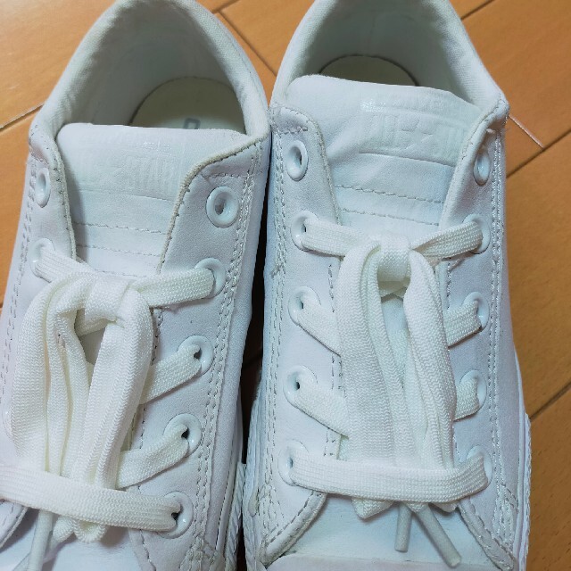 CONVERSE(コンバース)の【20.5㎝】コンバース★オールスター★キッズ★スニーカー★ホワイト★白 キッズ/ベビー/マタニティのキッズ靴/シューズ(15cm~)(スニーカー)の商品写真