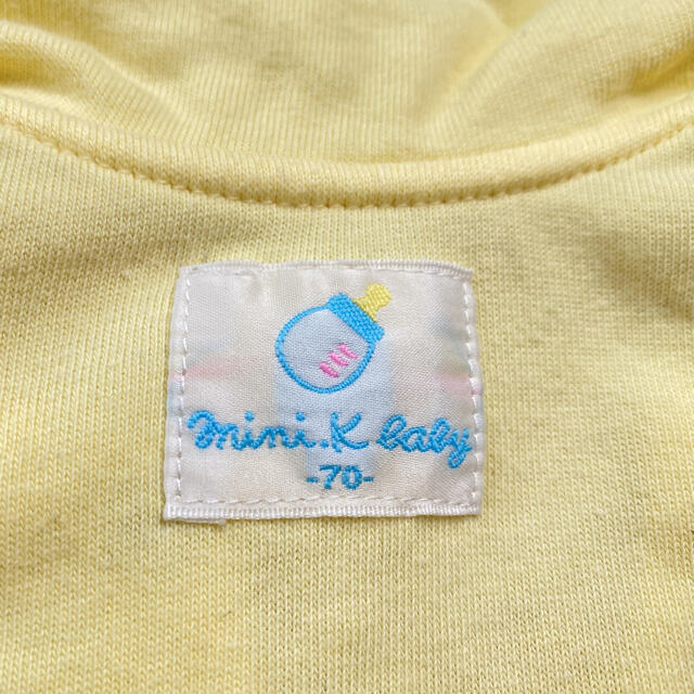 MINI-K(ミニケー)のミニケー　ベビー　ロンパース　70 キッズ/ベビー/マタニティのベビー服(~85cm)(ロンパース)の商品写真