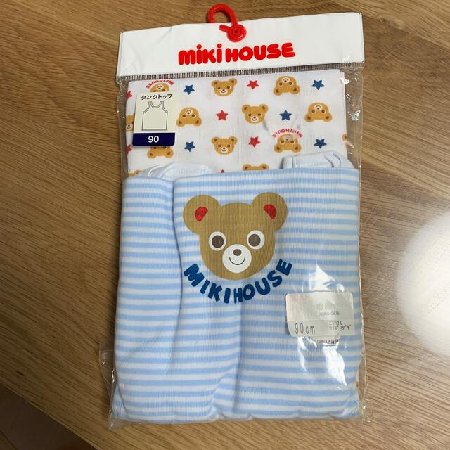 mikihouse(ミキハウス)のミキハウス　タンクトップ　肌着 キッズ/ベビー/マタニティのキッズ服男の子用(90cm~)(下着)の商品写真