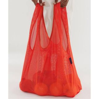 ドゥーズィエムクラス(DEUXIEME CLASSE)のbaggu メッシュ Tomato トマトレッド standard 紙帯付き(エコバッグ)