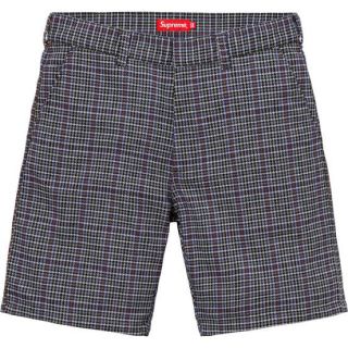 シュプリーム(Supreme)の30 Supreme Work Short Grey Plaid 18SS(ショートパンツ)