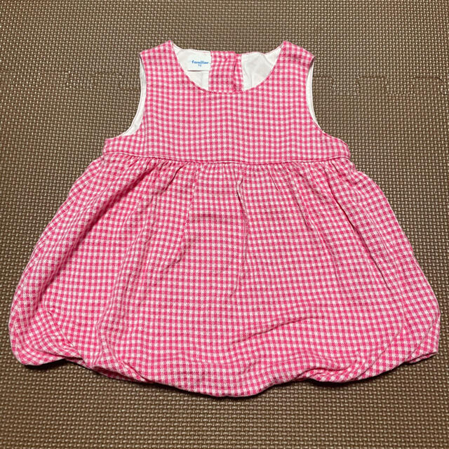 familiar(ファミリア)のfamiliar ワンピース　70cm キッズ/ベビー/マタニティのベビー服(~85cm)(ワンピース)の商品写真