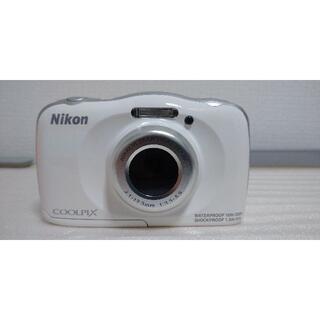 ニコン(Nikon)のNikon COOLPIX S33 White（ニコン／デジタルカメラ）(コンパクトデジタルカメラ)