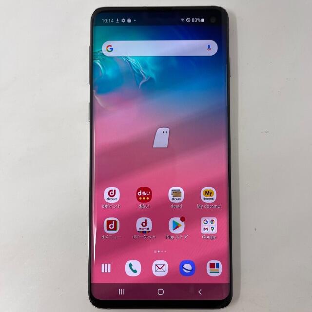 SAMSUNG(サムスン)の美品 SIMフリー Galaxy S10 SC-03L docomo 判定○ スマホ/家電/カメラのスマートフォン/携帯電話(スマートフォン本体)の商品写真