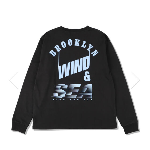 SEA(シー)のwind and sea ロンT ブラック　XL メンズのトップス(Tシャツ/カットソー(七分/長袖))の商品写真