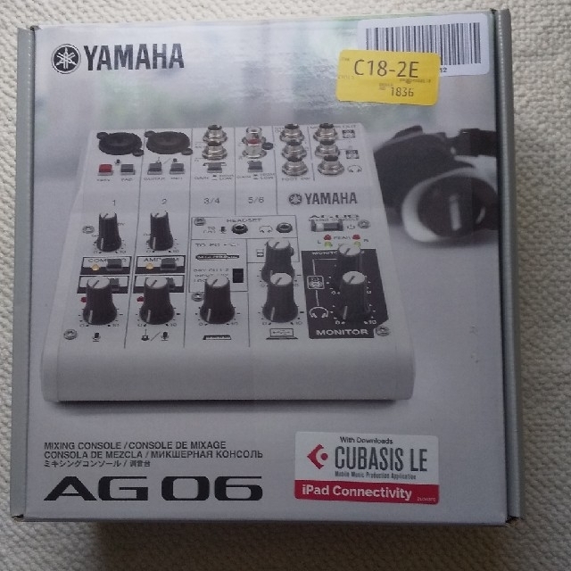 ヤマハ(ヤマハ)のYAMAHA AG06 楽器のDTM/DAW(オーディオインターフェイス)の商品写真