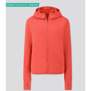 ユニクロ(UNIQLO)のユニクロ UV エアリズム パーカー (13REDの色)(パーカー)