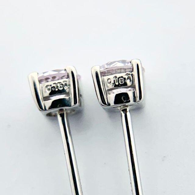 プラチナ 天然ピンクダイヤモンド 一粒ピアス www.krzysztofbialy.com