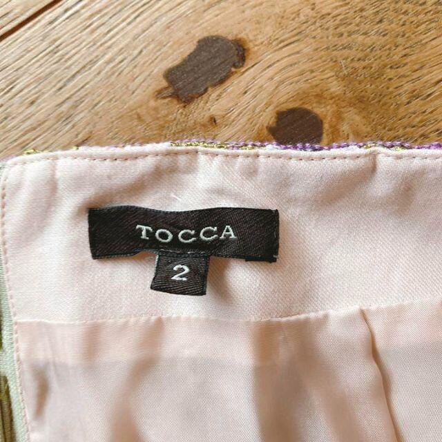 TOCCA(トッカ)の新品 トッカ スカート 刺繍 サイズ２　4720 レディースのスカート(ひざ丈スカート)の商品写真