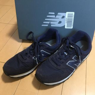 ニューバランス(New Balance)のNEW balanceスニカー22.5㎝　ネービー　新品　未使用(スニーカー)