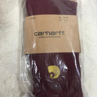 カーハート(carhartt)のcar hartt靴下　ボルドー(ソックス)