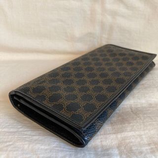 celine - CELINE セリーヌ ヴィンテージ マカダム柄 ブラック 黒 長 celine - CELINE セリーヌ ヴィンテージ マカダム柄 ブラック 黒 長