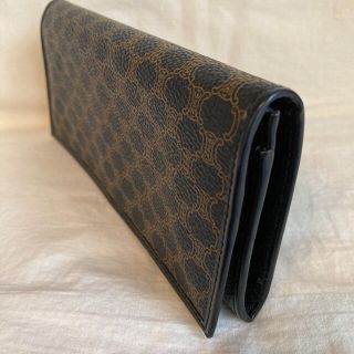 celine - CELINE セリーヌ ヴィンテージ マカダム柄 ブラック 黒 長 celine - CELINE セリーヌ ヴィンテージ マカダム柄 ブラック 黒 長