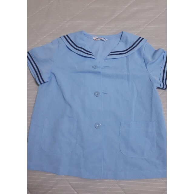 kyasean様　美品　スモッグ　スモック　１３０　セーラー キッズ/ベビー/マタニティのキッズ服女の子用(90cm~)(その他)の商品写真