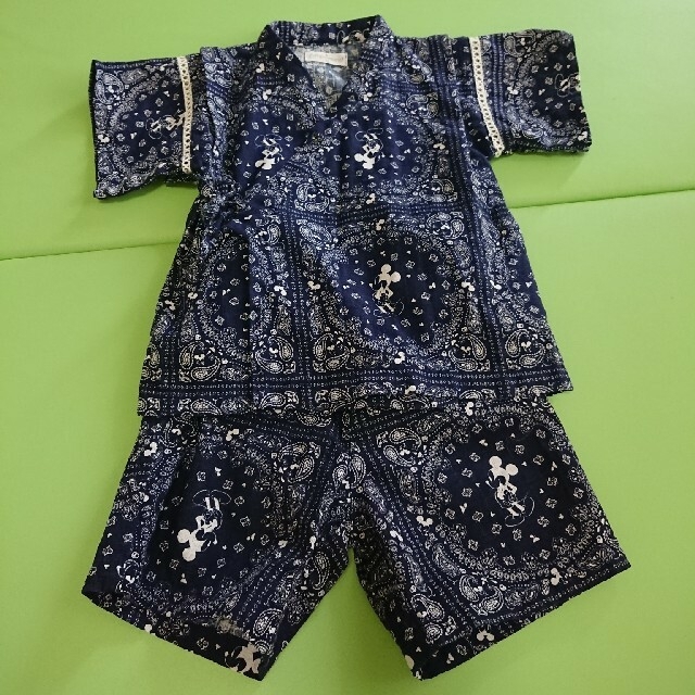 ampersand(アンパサンド)の甚平 ミッキー  95  ampersand 夏祭り キッズ/ベビー/マタニティのキッズ服男の子用(90cm~)(甚平/浴衣)の商品写真