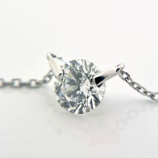 K18 ダイヤ0.10ct！！1点留めネックレス！②