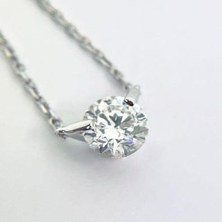 K18 ダイヤ0.10ct！！1点留めネックレス！②