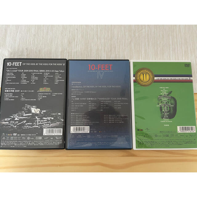 ［最終値下げ］10-FEET DVDセット　II Ⅳ Ⅴ エンタメ/ホビーのDVD/ブルーレイ(ミュージック)の商品写真