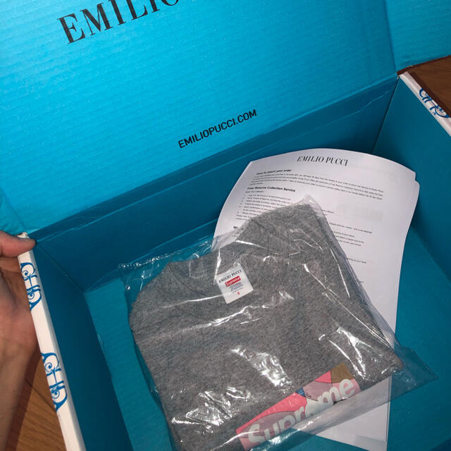 EMILIO PUCCI(エミリオプッチ)のSupreme Emilio Pucci Box Logo Tee Pink メンズのトップス(Tシャツ/カットソー(半袖/袖なし))の商品写真