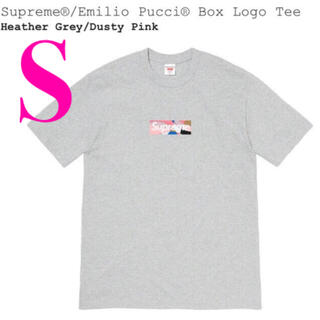 エミリオプッチ(EMILIO PUCCI)のSupreme Emilio Pucci Box Logo Tee Pink(Tシャツ/カットソー(半袖/袖なし))